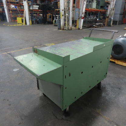 Industrial Steel Rolling Utility Parts Stock Work Station Cart 48 x 26x 34"H Top