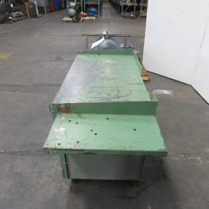 Industrial Steel Rolling Utility Parts Stock Work Station Cart 48 x 26x 34"H Top