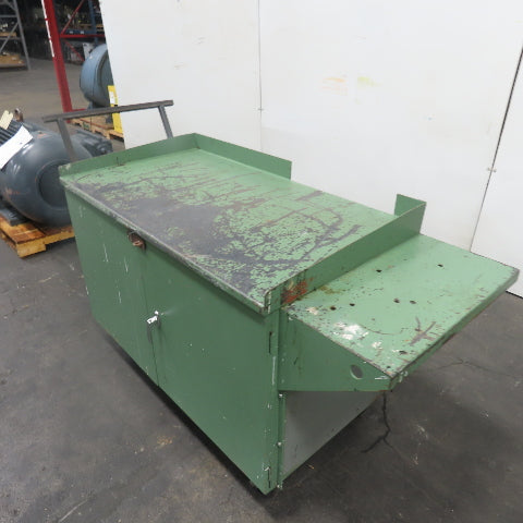 Industrial Steel Rolling Utility Parts Stock Work Station Cart 48 x 26x 34"H Top
