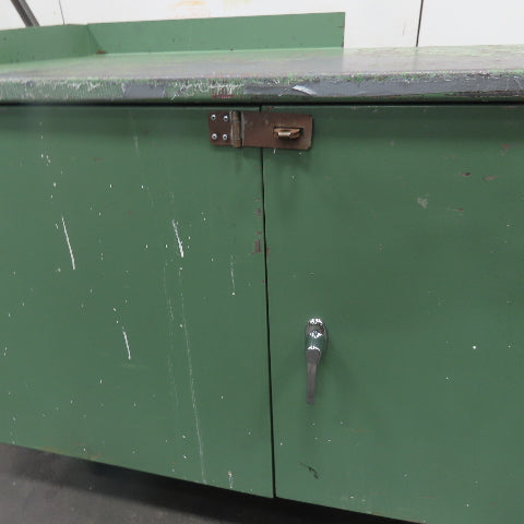 Industrial Steel Rolling Utility Parts Stock Work Station Cart 48 x 26x 34"H Top