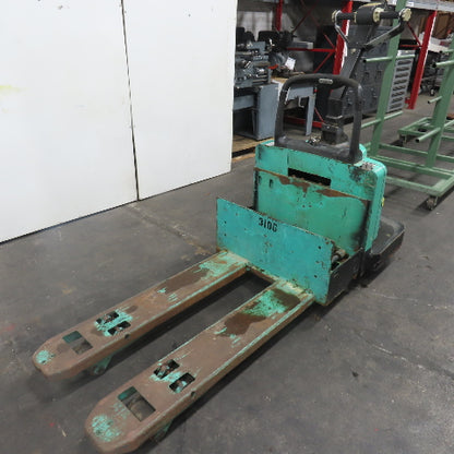 Mitsubishi PMWR30 24V Electric Pallet Jack Walkie/Rider 6000Lb Cap (No Battery)