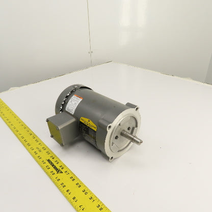 Baldor KM3454 .25HP AC Electric Motor 1725RPM 208-223/460V 3PH 56C Fr. Tested