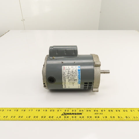 Marathon 720.09159.00 1/2HP AC Electric Motor 3450RPM 115/208-230V 1PH 56C Fr.