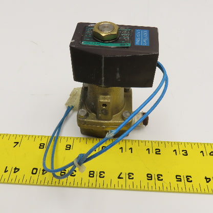 CKD AP11-8A-B4A 1/4" NPT 2 Way Solenoid Valve 100/110V Coil