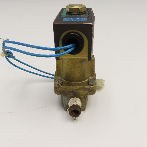 CKD AP11-8A-B4A 1/4" NPT 2 Way Solenoid Valve 100/110V Coil