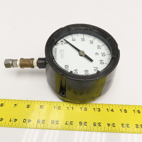 Ashcroft Duragauge 1-100 PSI Bottom Ported 1/4" NPT Pressure Gauge 5"