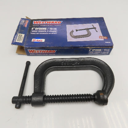 Westward 2HUK1B 4" Drop Forged C-Clamp