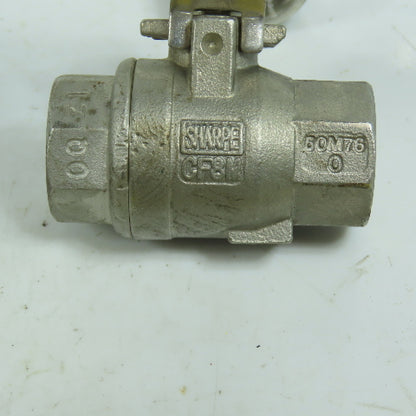 Sharpe 1/2" Stainless Steel Ball Valve 1000 CWP CF8M Lot Of 6