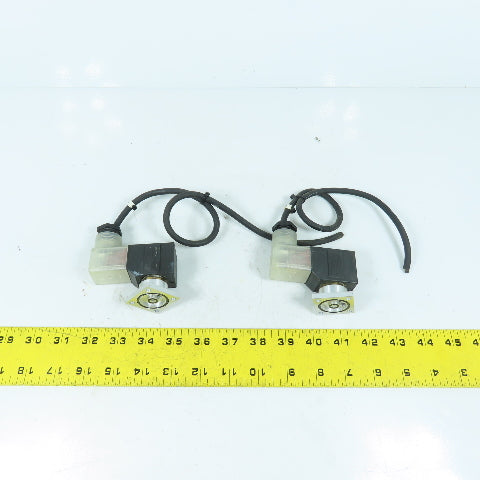SMC VX2121V Pneumatic Solenoid Valve 24VDC Coil Lot Of 2