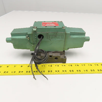 Numatics 32DSA4410 5/2 Position Pneumatic Directional Valve 120V 1/4" NPT