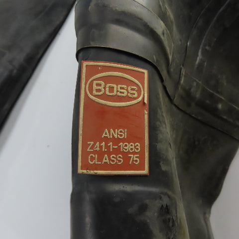 Boss Z41.1-1983 Black Steel Toe Over 34" Hip Waders Waterproof ANSI Size 6