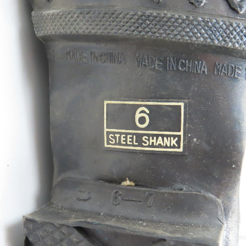 Boss Z41.1-1983 Black Steel Toe Over 34" Hip Waders Waterproof ANSI Size 6