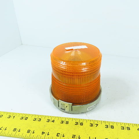Edwards 98BA-G1 Adaptabeacon Orange Amber Strobe Signal Light 24VDC 0.3A
