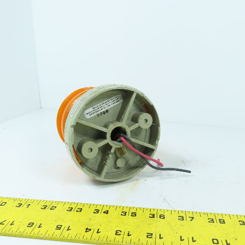 Edwards 98BA-G1 Adaptabeacon Orange Amber Strobe Signal Light 24VDC 0.3A