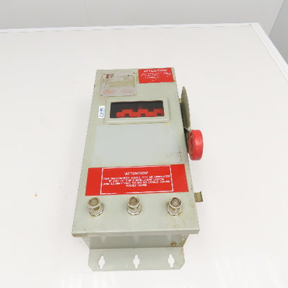 Cutler Hammer DH361UDKW 30A 600VAC 250VDC 3 Pole Non Fused Safety Disconnect