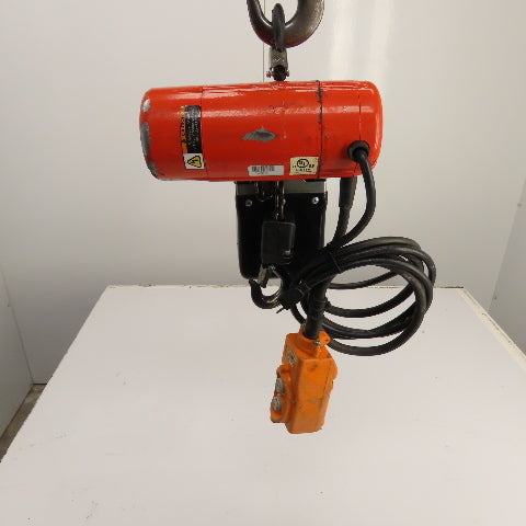 CM ShopStar 600LB Electric Chain Shop Garage Hoist 10' Lift 8FPM 120V 1PH