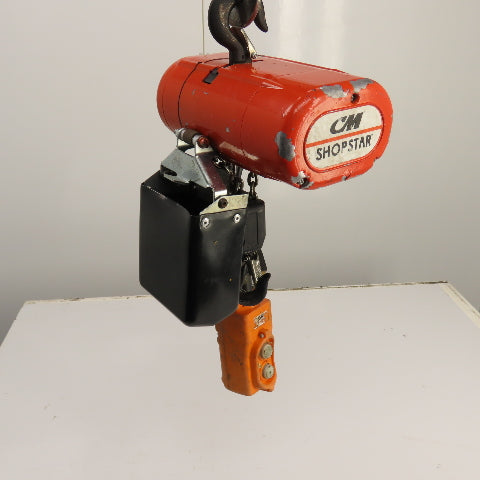 CM ShopStar 600LB Electric Chain Shop Garage Hoist 10' Lift 8FPM 120V 1PH