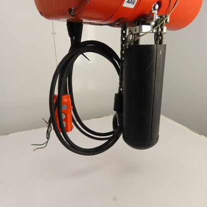 CM Lodestar Model L 1 Ton 2000LB Electric Chain Hoist 230/460V 15' Lift 16FPM
