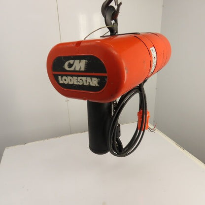 CM Lodestar Model L 1 Ton 2000LB Electric Chain Hoist 230/460V 15' Lift 16FPM