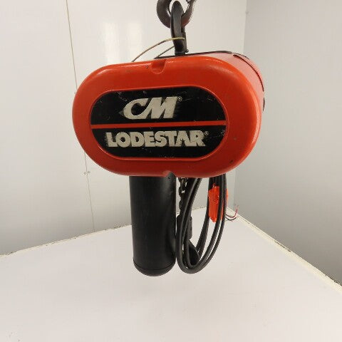 CM Lodestar Model L 1 Ton 2000LB Electric Chain Hoist 230/460V 15' Lift 16FPM
