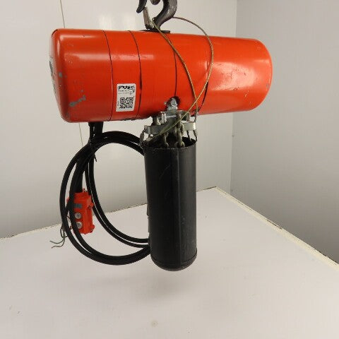 CM Lodestar Model L 1 Ton 2000LB Electric Chain Hoist 230/460V 15' Lift 16FPM