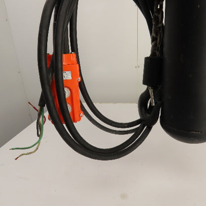 CM Lodestar Model L 1 Ton 2000LB Electric Chain Hoist 230/460V 15' Lift 16FPM