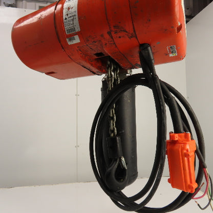 CM Lodestar Model L 1 Ton 2000LB Electric Chain Hoist 230/460V 15' Lift 16FPM