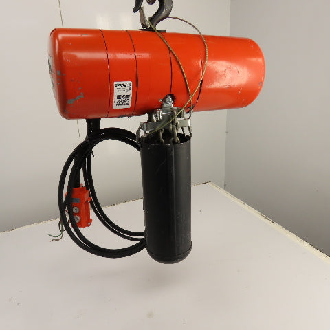 CM Lodestar Model L 1 Ton 2000LB Electric Chain Hoist 230/460V 15' Lift 16FPM