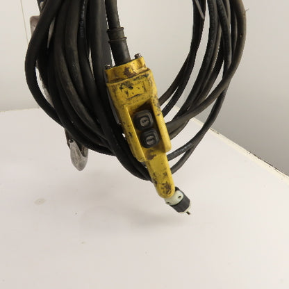 CM Lodestar Model R 2 Ton 4000LB Electric Chain Hoist 120V 1PH 10' Lift 8FPM