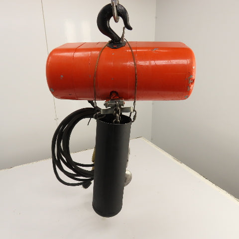 CM Lodestar Model R 2 Ton 4000LB Electric Chain Hoist 120V 1PH 10' Lift 8FPM