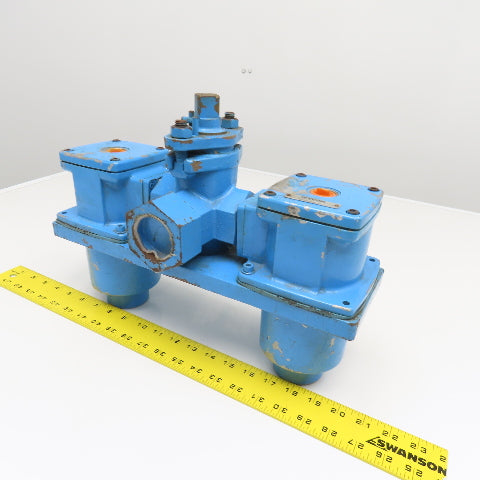 Hycon RFDW160G25C1.1/5V 1-1/2" NPT Filtered Hydraulic Diverter Valve 3 Way
