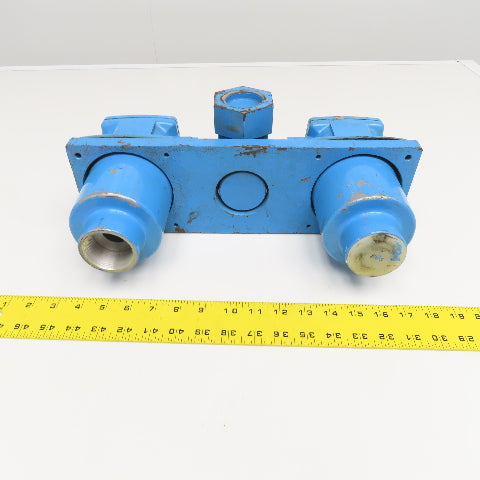 Hycon RFDW160G25C1.1/5V 1-1/2" NPT Filtered Hydraulic Diverter Valve 3 Way
