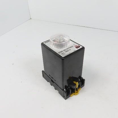 ANV Type TRD-N Star-Delta Timer Relay 220VAC 0-30 Seconds 5A W/ Base