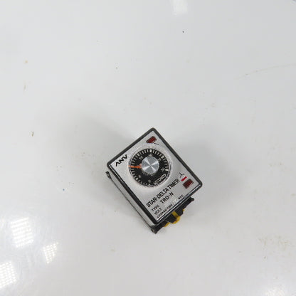 ANV Type TRD-N Star-Delta Timer Relay 220VAC 0-30 Seconds 5A W/ Base