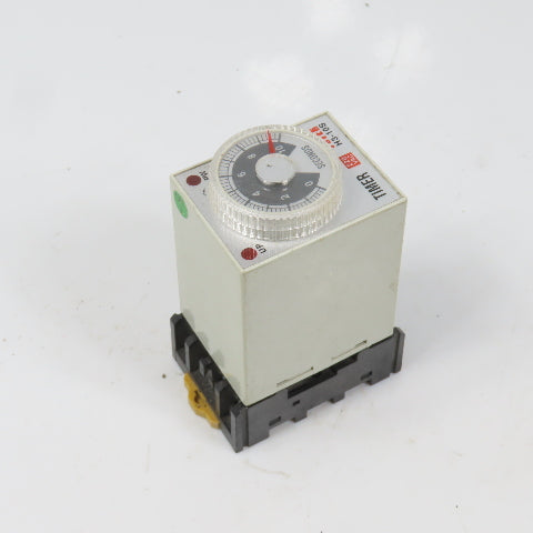 Fotek H3-10S 220VAC Power On Delay Timer Starter Relay 0-10 Seconds W/Base