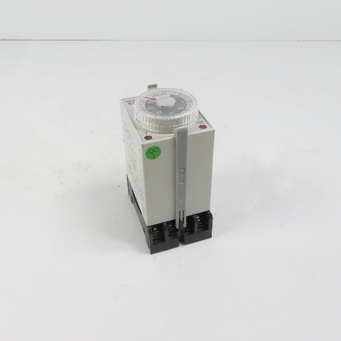 Fotek H3-TRD-30S 24VAC Power On Delay Timer Starter Relay 0-30 Seconds W/Base