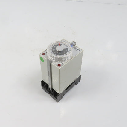Fotek H3-TRD-30S 24VAC Power On Delay Timer Starter Relay 0-30 Seconds W/Base