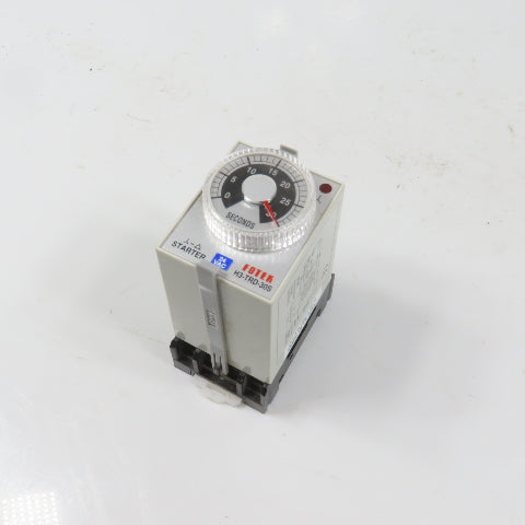 Fotek H3-TRD-30S 24VAC Power On Delay Timer Starter Relay 0-30 Seconds W/Base