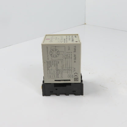 ANV APR-4 5A 220VAC Phase Reversal Relay Controller W/ Base