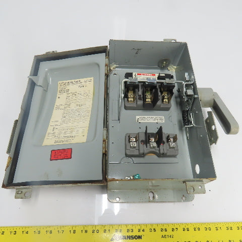 Siemens ITE F351H 30A Vacu-Break Fusible Safety Disconnect Switch 600VAC