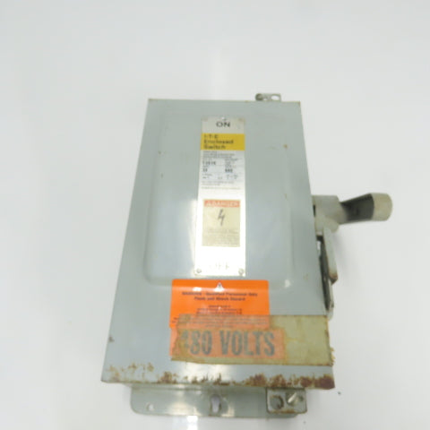Siemens ITE F351H 30A Vacu-Break Fusible Safety Disconnect Switch 600VAC
