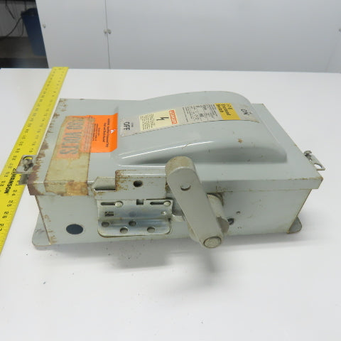 Siemens ITE F351H 30A Vacu-Break Fusible Safety Disconnect Switch 600VAC