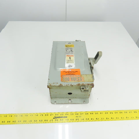 Siemens ITE F351H 30A Vacu-Break Fusible Safety Disconnect Switch 600VAC