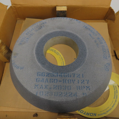 Norton G4AGO-K0V 15-7/8" OD Abrasive Grinding Wheel 5" Bore 2" Thick 2030RPM