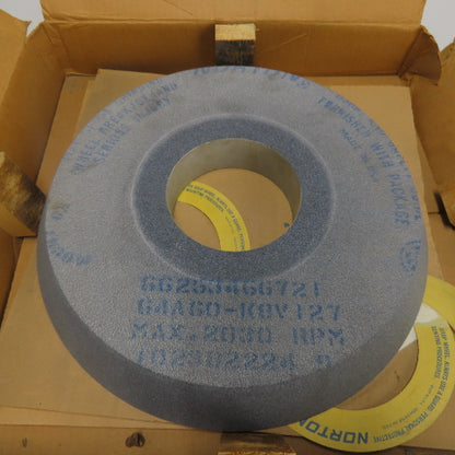 Norton G4AGO-K0V 15-7/8" OD Abrasive Grinding Wheel 5" Bore 2" Thick 2030RPM