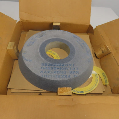 Norton G4AGO-K0V 15-7/8" OD Abrasive Grinding Wheel 5" Bore 2" Thick 2030RPM
