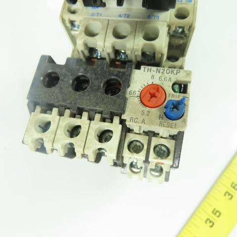 Mitsubishi SD-N21 Magnetic Contactor 24VDC Coil W/ TH-OKP Overload Relay