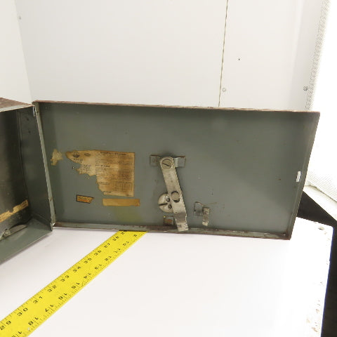Federal FPE 100A Fusible Bus Plug Busway Disconnect Switch 240V 3P 25HP