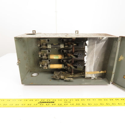 Federal FPE 100A Fusible Bus Plug Busway Disconnect Switch 240V 3P 25HP