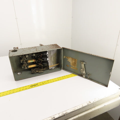 Federal FPE 100A Fusible Bus Plug Busway Disconnect Switch 240V 3P 25HP